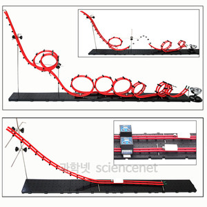 UB 멀티공간운동실험장치(속도측정기미포함)  /가우스원리 역학 위치에너지 이차원충돌 공간이동운동