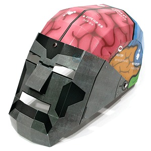 인체의 신비-뇌구조 마스크 (1인용 포장)