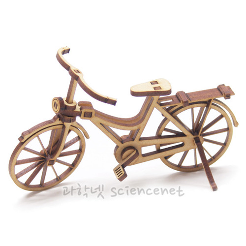 [유비네2754] 이동수단-자전거 만들기(4개입)  /탈것 자전거 축소 모형 조립하기