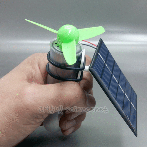 [유비네514] UB 태양광선풍기만들기(손잡이형)A형 / 각도조절가능