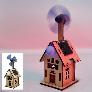 (CH-19)태양광 풍차 &amp; LED등 집 만들기 DIY키트