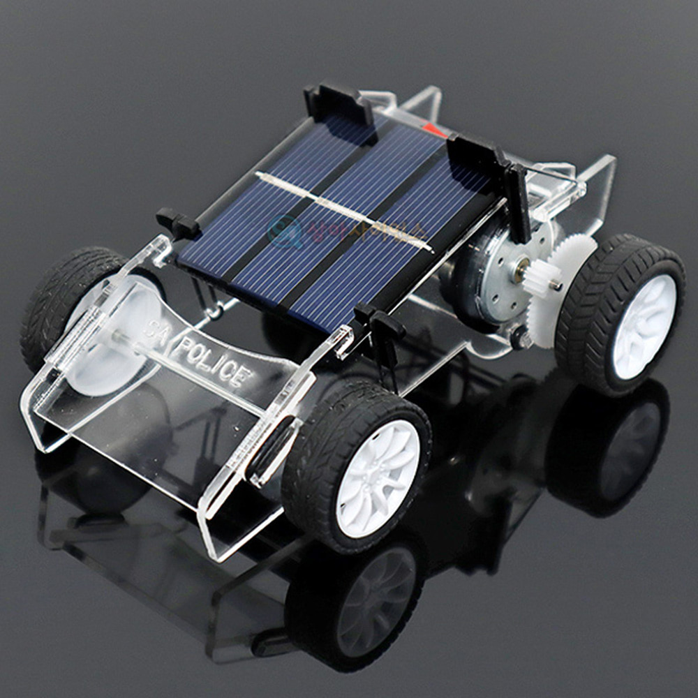 [유비네3034] SA 투명 아크릴 폴리스 태양광 자동차(1인용)